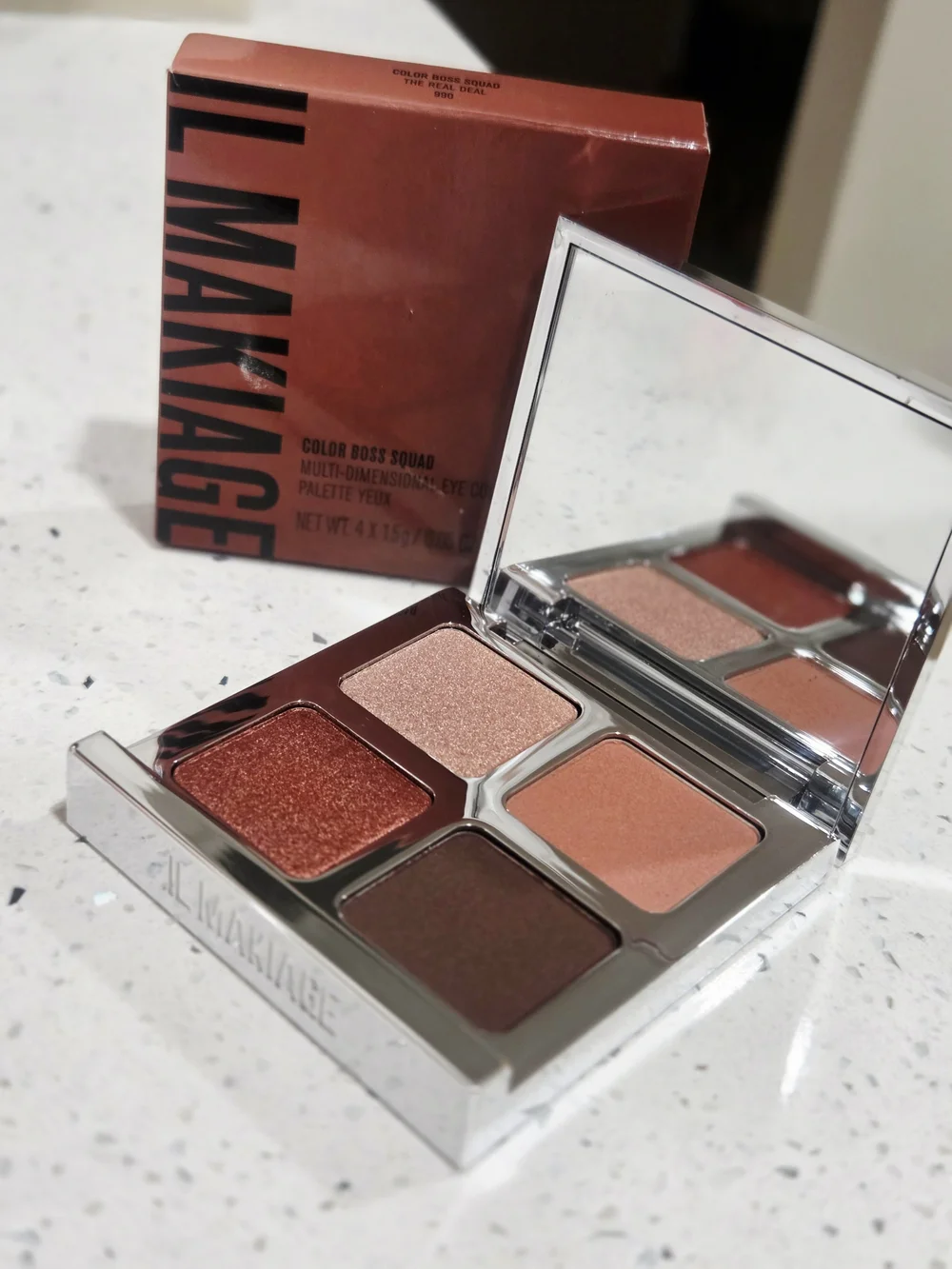 IL MAKIAGE Copper Rose Eyeshadow Quad - Color Boss Squad 990 REAL DEAL